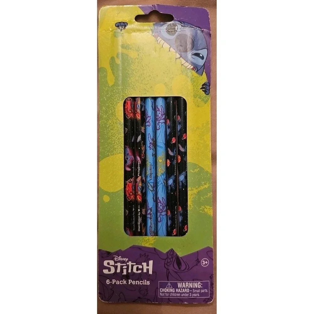 Disney Stitch 6- Pack Pencils